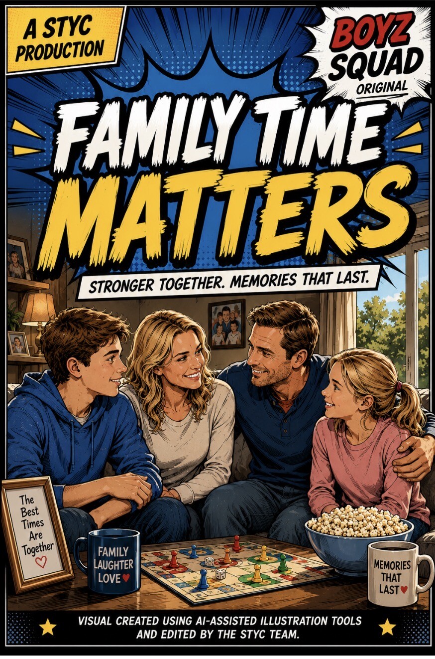 Family Time Matters graphic novel cover